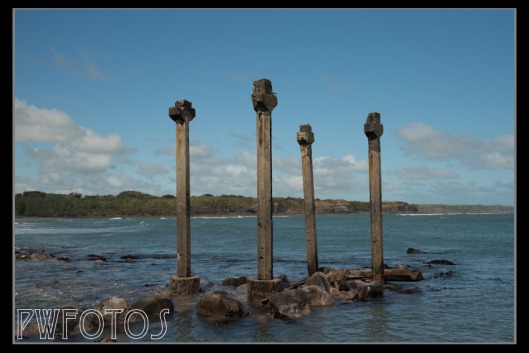 These are all that remains of an old wharf